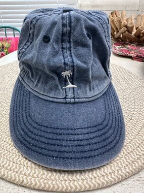 Women’s Navy Blue Palm Tree Baseball Cap